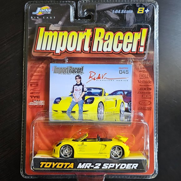 Jada Import Racer トヨタ MR2 スパイダー ミニカー JADA IMPORT RACER TOYOTA MR2 SPYDER RACE 1:24 YELLOW | eBay